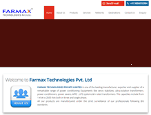 Tablet Screenshot of farmaxindia.com